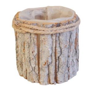 osłonka z kory wys:16cm szer:17cm