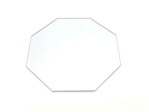 Lustro ośmiokątne frezowane szer:25*25cm