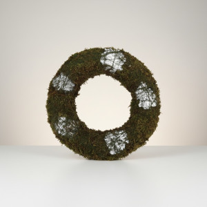 wianek z mchu szer:25cm