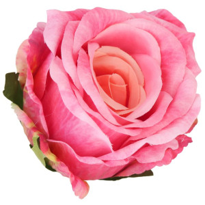 główki róży 3D szer:10cm wys:8cm