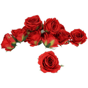główki róży 3D szer:10cm wys:8cm