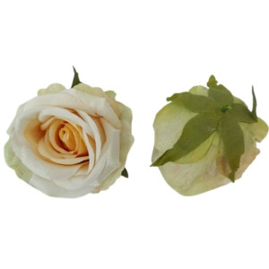 główki róży 3D szer:10cm wys:8cm