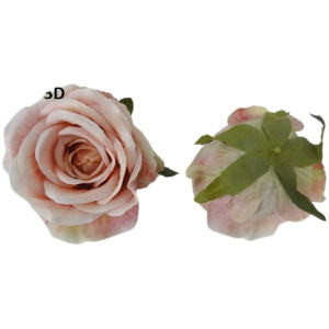 główki róży 3D szer:10cm wys:8cm