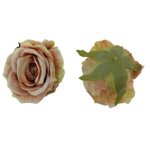 główki róży 3D szer:10cm wys:8cm