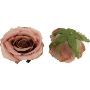 główki róży 3D szer:10cm wys:8cm