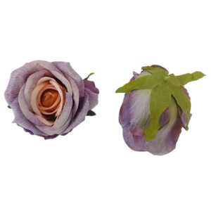 główki róży 3D szer:10cm wys:8cm