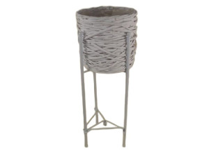 osłonka wiklinowa na stelażu wys:60cm szer:22cm