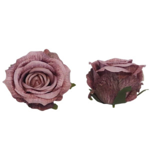 główki róży 3D szer:10cm wys:8cm