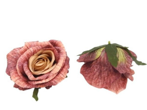 główki róży 3D szer:10cm wys:8cm