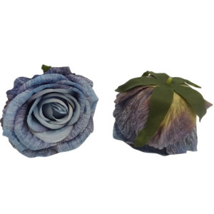 główki róży 3D szer:10cm wys:8cm