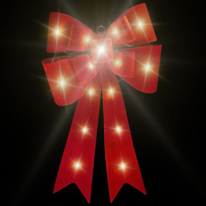 kokarda z lampkami led wys:60cm szer:42cm