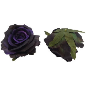 główki róży 3D szer:10cm wys:8cm