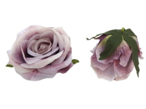 główki róży 3D szer:10cm wys:8cm