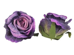 główki róży 3D szer:10cm wys:8cm