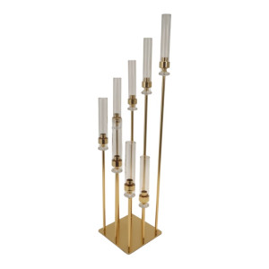 świecznik 8-ramienny wys:122cm szer:28*28cm