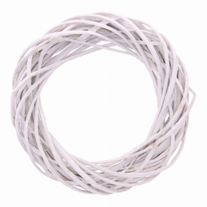 wianek wiklinowy szer:35cm biały