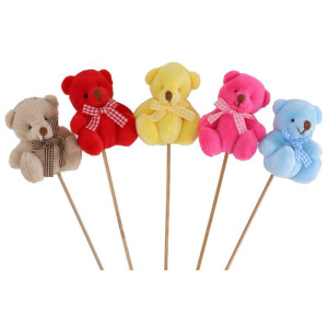 misie pluszowe7cm na piku wys:31cm