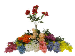 wypełniacz - bukiet margaretek wys:31cm mix kolor