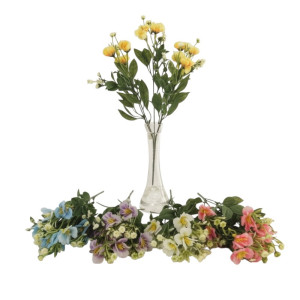 wypełniacze - bukiety kwieciste wys:34cm mix kolor