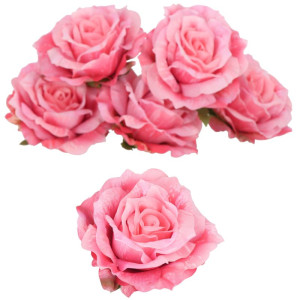 główki róży 3D szer:13cm wys:8,5cm