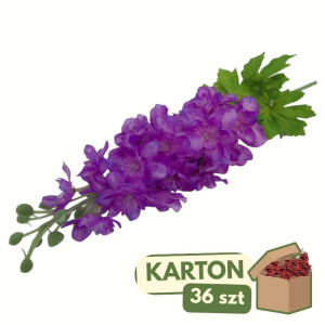 ostróżki na łodydze z liściem wys:82cm