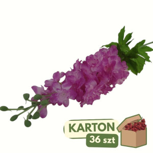 ostróżki na łodydze z liściem wys:82cm