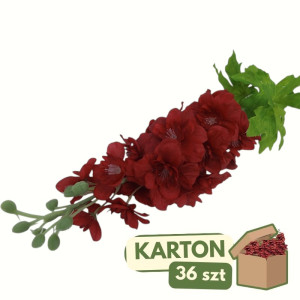 ostróżki na łodydze z liściem wys:82cm