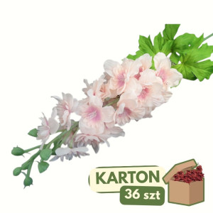 ostróżki na łodydze z liściem wys:82cm