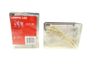 lampki led na druciku 50 diod ( 5m ) białe zimne