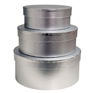 3szt flowerbox silver
