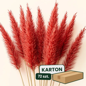 3szt trawa pampasowa farbowana wys:145-150cm