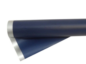 folia ozdobna ze srebrnym paskiem 50cm*8m