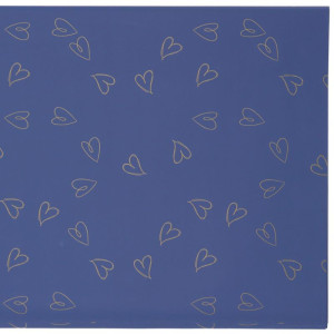 20arkuszy folia satynowa w serca 58cm*58cm