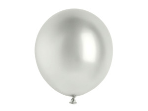 5szt Balony NEW Glossy 46cm srebrny