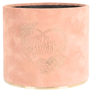 flowerbox Dla Mamy wys:13 szer:15 welur Pastel Peach