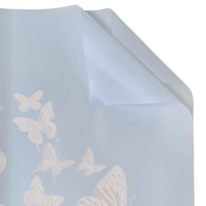 20arkuszy folia satynowa matowa motyle 58cm*58cm
