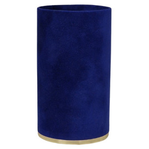 flowerbox wys:11cm szer:6cm welur szafirowy
