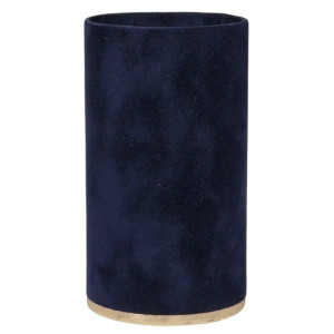 flowerbox wys:11cm szer:6cm welur granatowy
