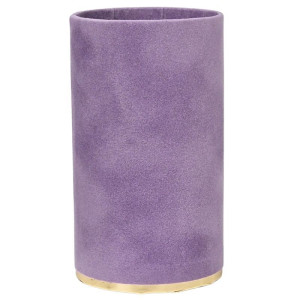 flowerbox wys:11cm szer:6cm welur lawendowy
