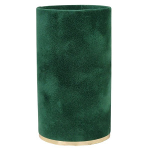 flowerbox wys:11cm szer:6cm welur ciemnozielony