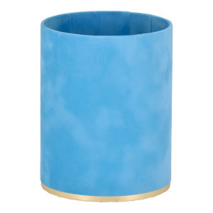 flowerbox wys:13cm szer:10cm welur jasnoniebieski