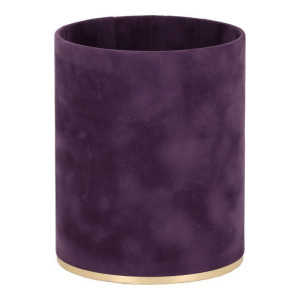 flowerbox wys:13cm szer:10cm welur fioletowy