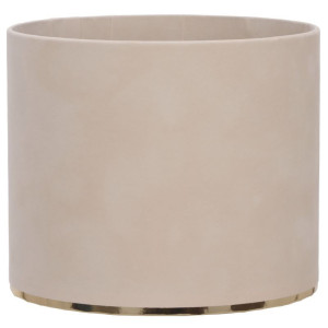 flowerbox wys:13cm szer:15cm welur kremowy