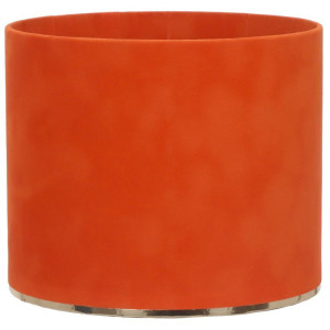 flowerbox wys:13cm szer:15cm welur pomaranczowy