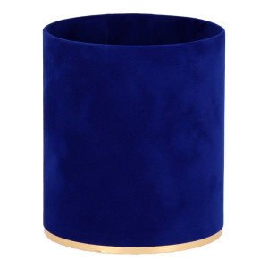 flowerbox wys:14cm szer:12cm welur szafirowy