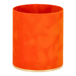 flowerbox wys:14cm szer:12cm welur pomaranczowy