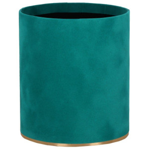 flowerbox wys:14cm szer:12cm welur turkusowy