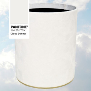flowerbox wys:18cm szer:15cm welur Cloud Dancer