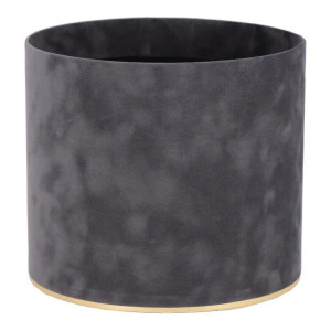 flowerbox wys:18cm szer:20cm welur ciemnoszary