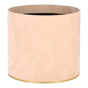 flowerbox wys:18cm szer:20cm welur kremowy